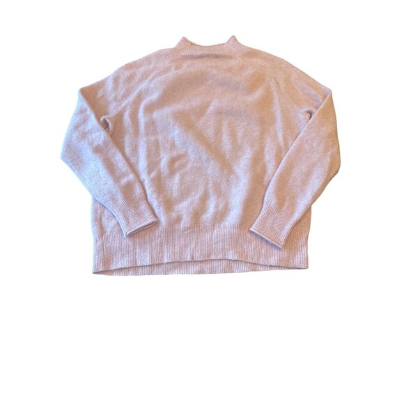 J.Crew Womens Pink Mock Neck Sweater S Wool Blend Preppy - Picture 5 of 5